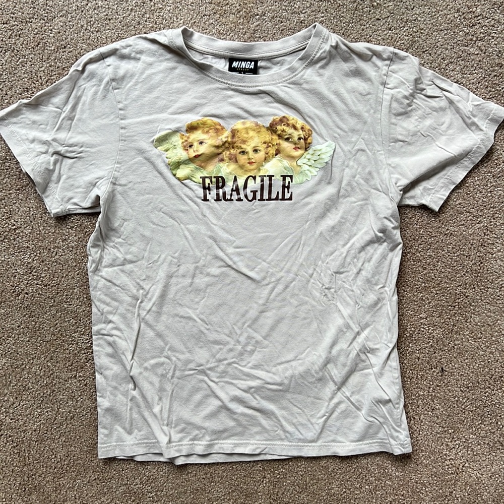 Small “Fragile” tee, Minga London